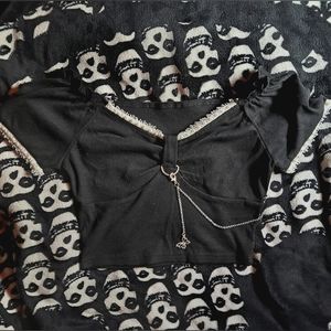 Chained crop top
